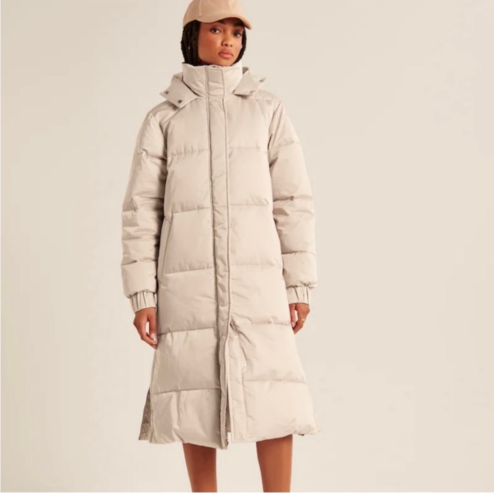 Abercrombie & Fitch Ultra Long Puffer Coat